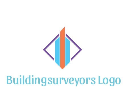 bar graph in rhombus