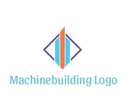 bar graph in rhombus