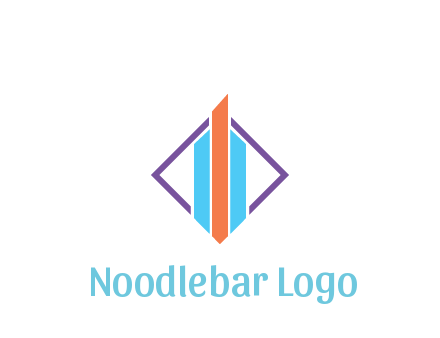bar graph in rhombus