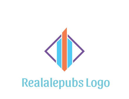 bar graph in rhombus