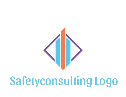 bar graph in rhombus