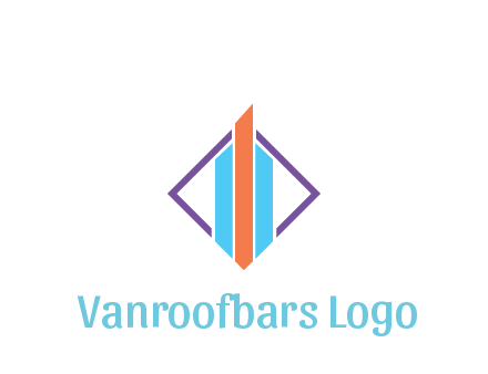 bar graph in rhombus