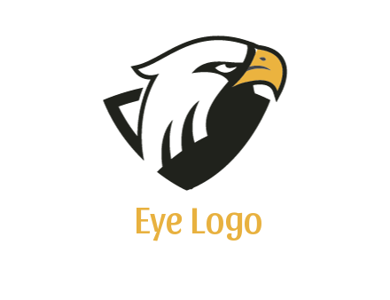 eagle head joined with shield 