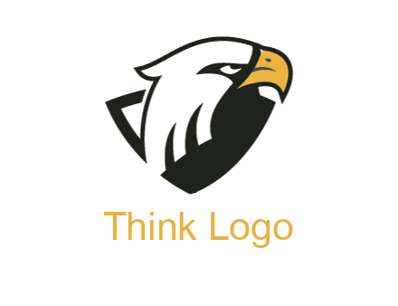 eagle head joined with shield 