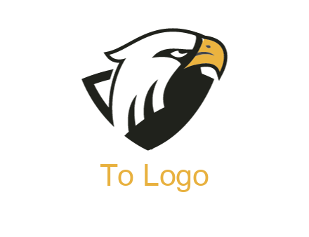 eagle head joined with shield 
