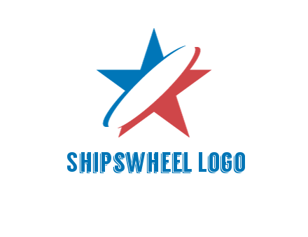 star with swooshes in middle