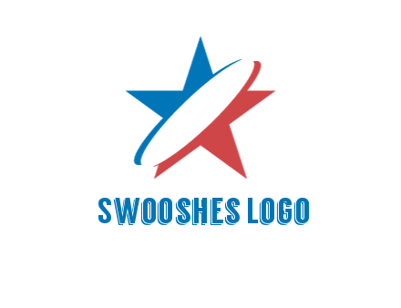 star with swooshes in middle