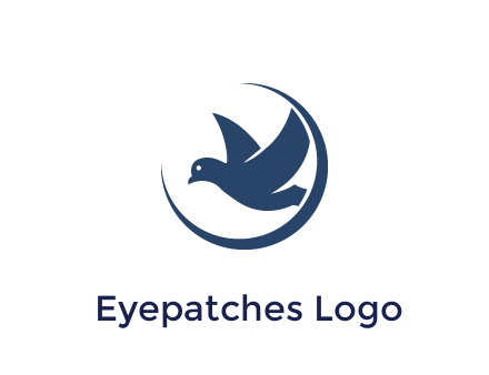 bird in swoosh circle