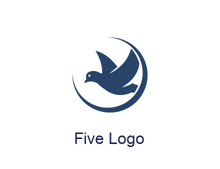 bird in swoosh circle