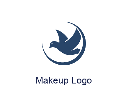 bird in swoosh circle