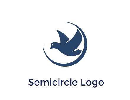 bird in swoosh circle