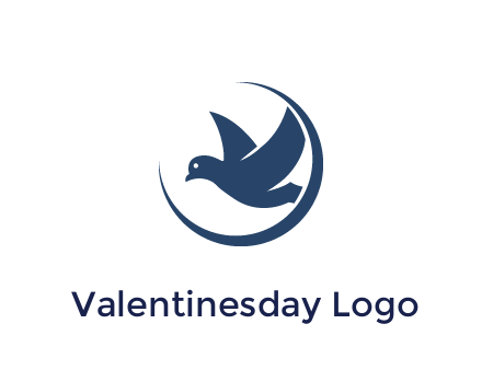 bird in swoosh circle