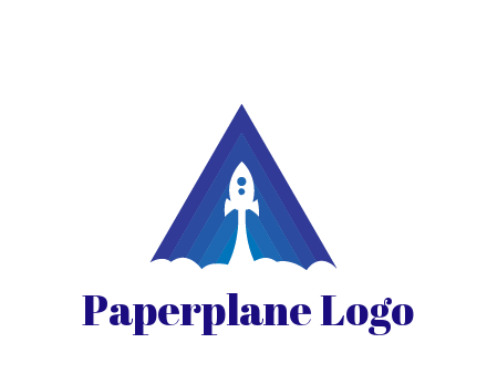 negative spacing rocket flying with smoke in pyramid