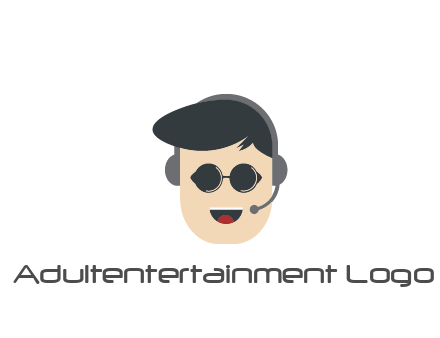 man face wearing glasses and headset