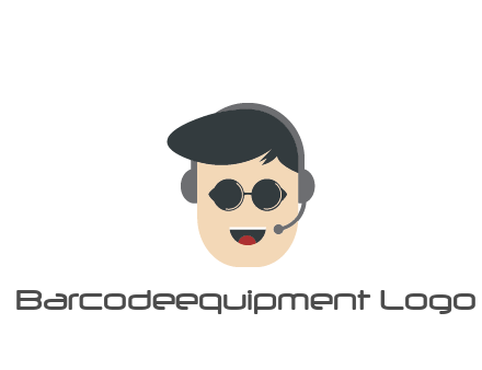 man face wearing glasses and headset