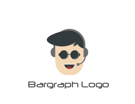 man face wearing glasses and headset