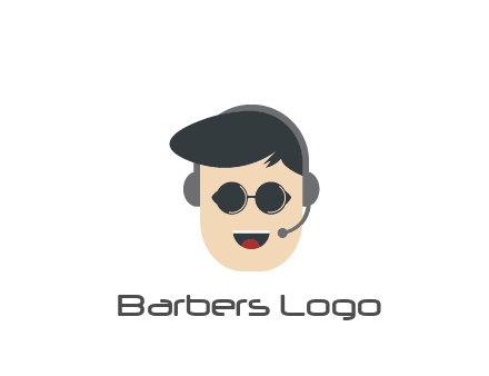 man face wearing glasses and headset