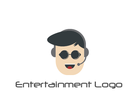 man face wearing glasses and headset