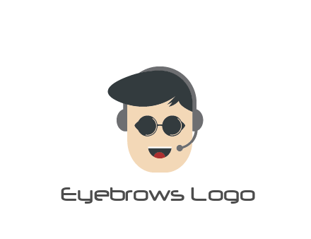 man face wearing glasses and headset