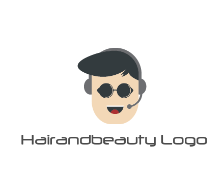 man face wearing glasses and headset