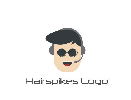 man face wearing glasses and headset