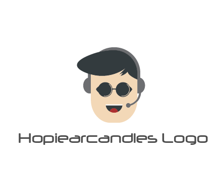 man face wearing glasses and headset