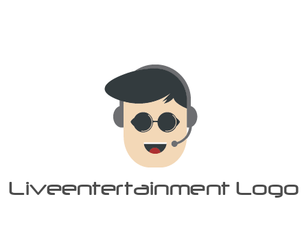 man face wearing glasses and headset