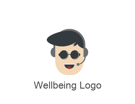 man face wearing glasses and headset