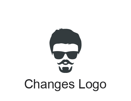 negative spacing man face