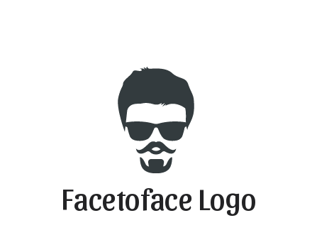 negative spacing man face