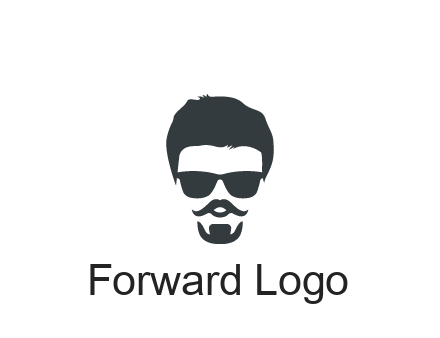 negative spacing man face
