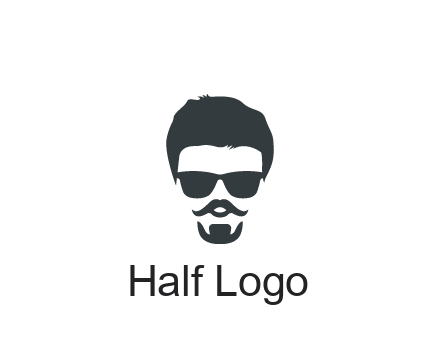negative spacing man face
