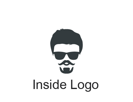 negative spacing man face