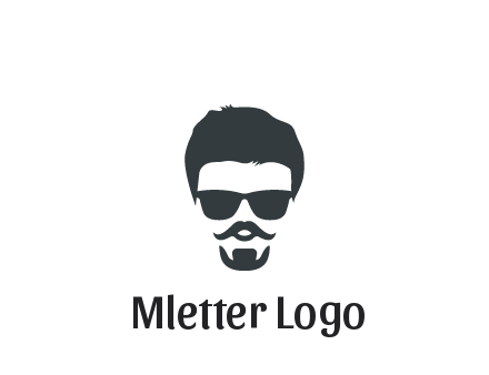 negative spacing man face