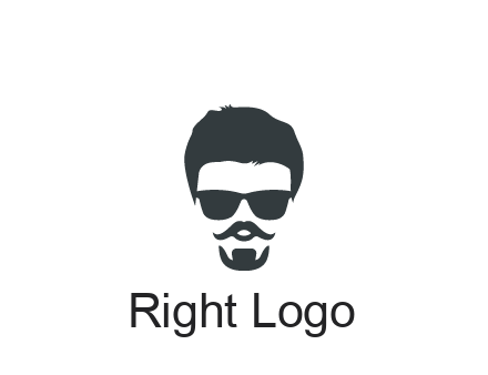 negative spacing man face
