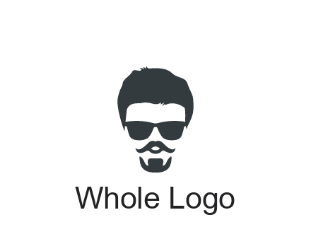 negative spacing man face