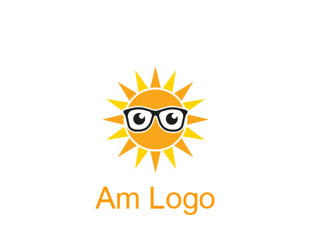 sun wearing glasses