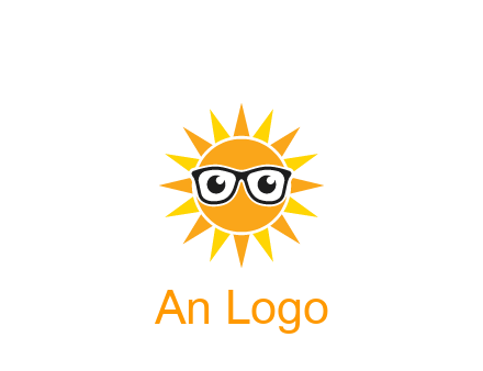 sun wearing glasses