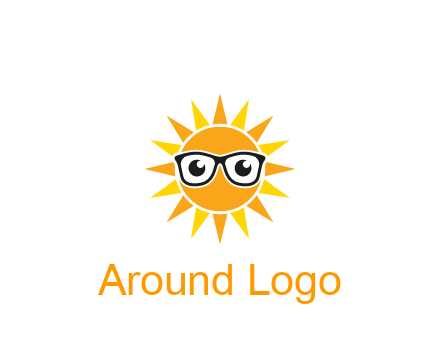sun wearing glasses