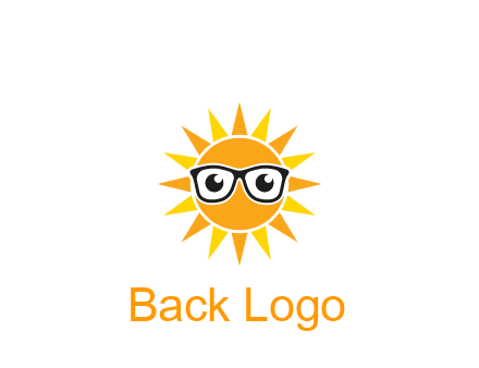 sun wearing glasses