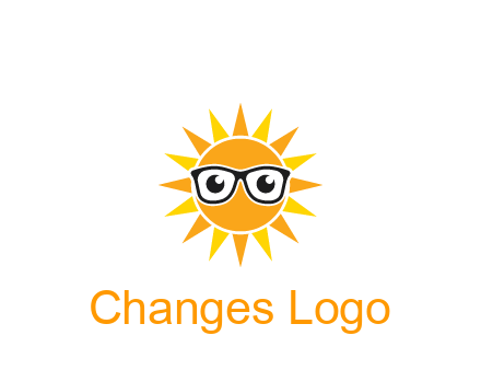 sun wearing glasses