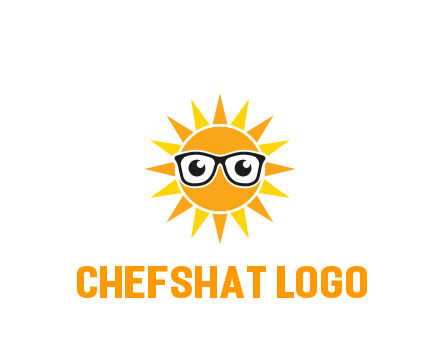 sun wearing glasses