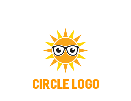 sun wearing glasses