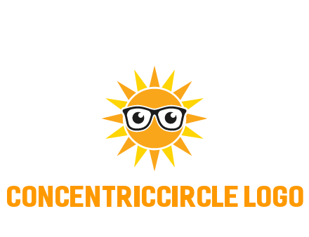 sun wearing glasses
