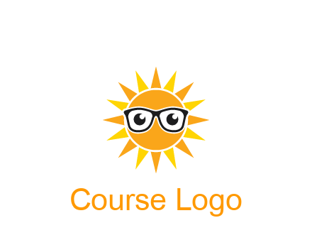 sun wearing glasses