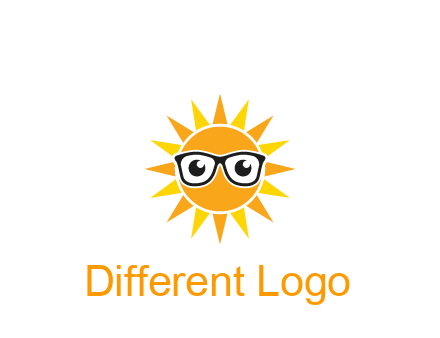 sun wearing glasses