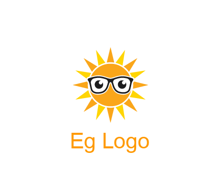 sun wearing glasses