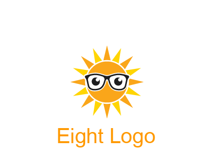 sun wearing glasses