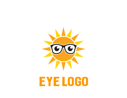 sun wearing glasses