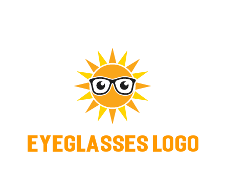 sun wearing glasses